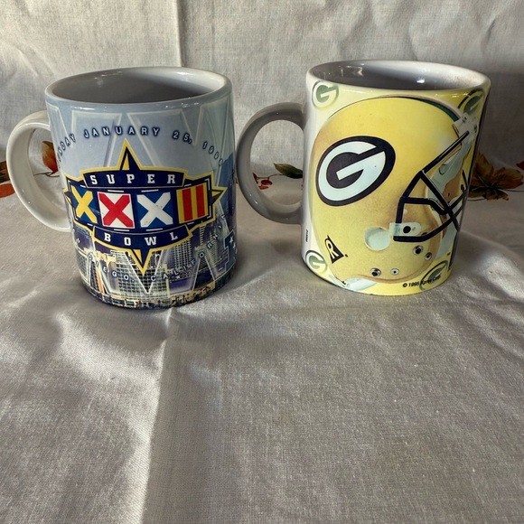 Green Bay Packers Ceramic Mug Set - Picture 2 of 2